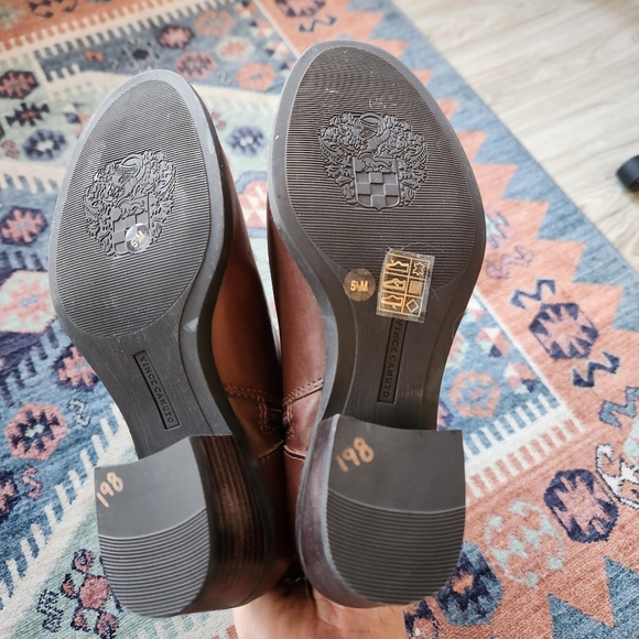 Vince Camuto Bendra Brown Leather Over-the-Knee Split Shaft Boots - Size… - Picture 12 of 15